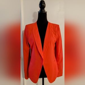 LOVE TREE Red Blazer w/Zipper Back